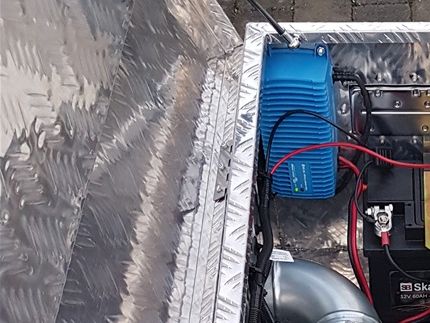 Autoterm Air 8 kw med dieseltanker, lader og batteri.